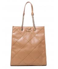 TWINSET BIG STITCHING Vertical quilted tote bag - Women&rsquo;s Bags