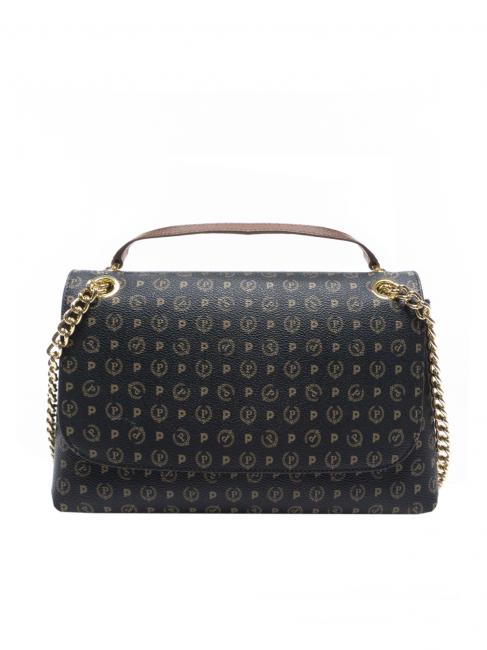 POLLINI HERITAGE Medium shoulder bag black brown - Women’s Bags
