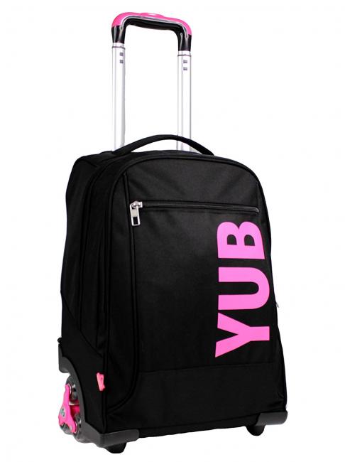 YUB YUB Backpack with trolley, with three wheels fuxiafluo - Backpack trolleys