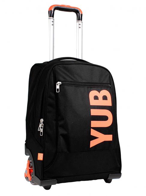 YUB YUB Backpack with trolley, with three wheels fluo orange - Backpack trolleys