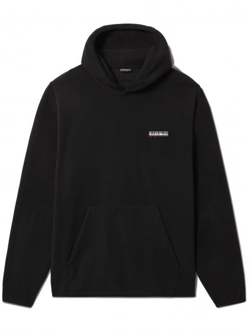 NAPAPIJRI T-TRIENT H Hooded microfleece sweatshirt black 041 - Sweatshirts