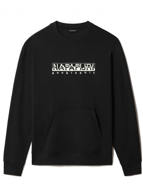 NAPAPIJRI B-SELLA Cotton crewneck sweatshirt black 041 - Sweatshirts