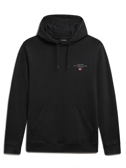 NAPAPIJRI BELBAS Hooded sweatshirt and cotton micrologist black 041 - Sweatshirts