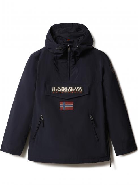 NAPAPIJRI RAINFOREST Jacket with hood and pockets blu marine - Women's Jackets