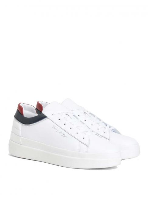 TOMMY HILFIGER TH FEMININE Leather sneaker white - Women’s shoes