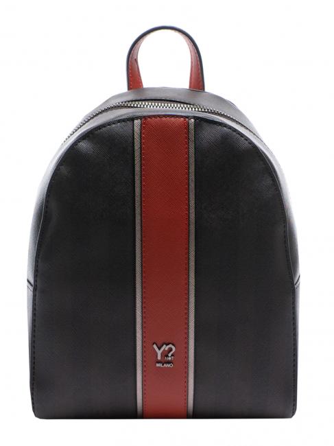 YNOT GRACE Small backpack brown with red - Women’s Bags