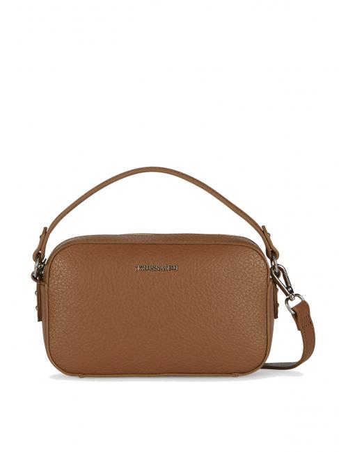 TRUSSARDI NEW LISBONA Camera bag case with shoulder strap beaver - Women’s Bags