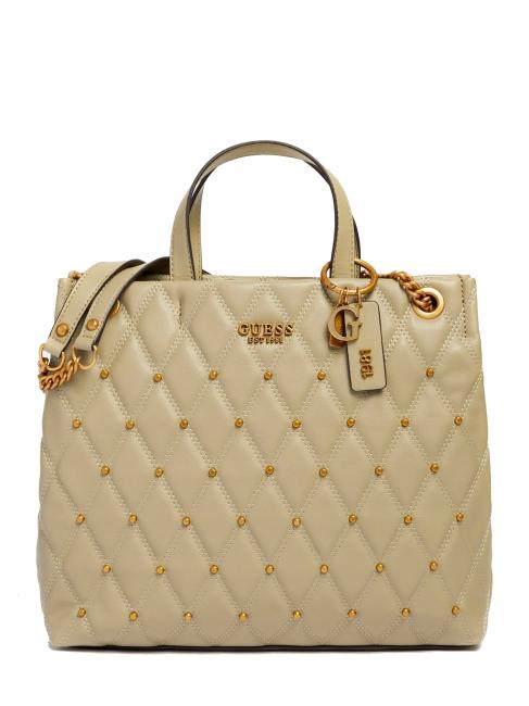 GUESS TRIANA Girlfriend Handbag, with shoulder strap sage - Women’s Bags