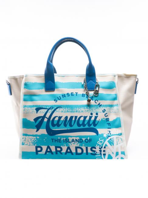 YNOT HAWAII Beach bag by hand, with shoulder strap liberty island - Women’s Bags