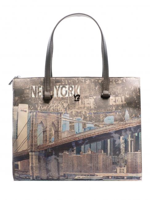 YNOT STREET Shopping bag STAR TAUPE - Women’s Bags