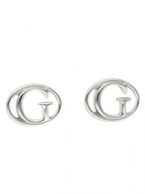 GUESS G LOGO STUDS Earrings SILVER - Earrings