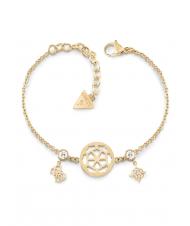 GUESS PEONY AND 4G CHARMS Bracelet yellow gold - Bracelets - 1