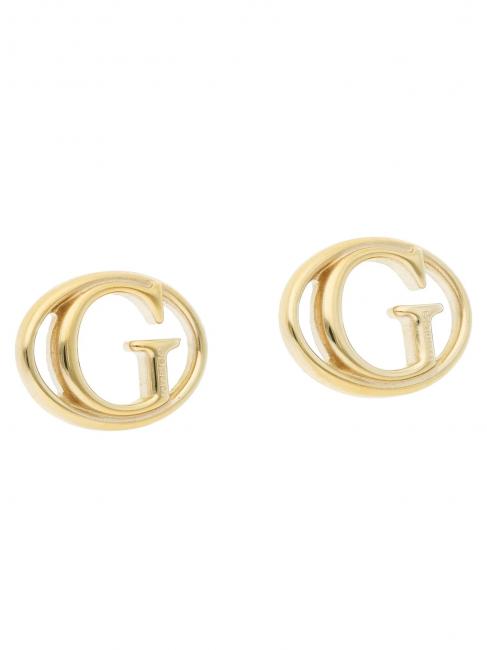 GUESS G LOGO STUDS Earrings yellow gold - Earrings