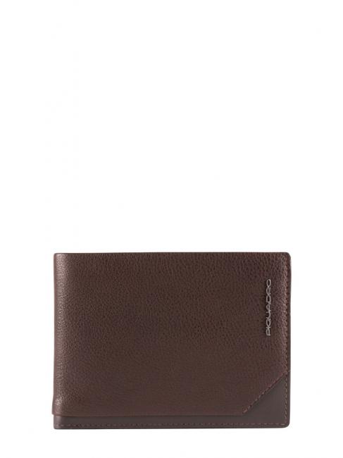 PIQUADRO TALLIN Leather wallet BROWN - Men’s Wallets