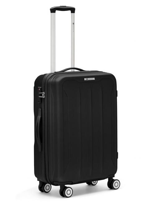 R RONCATO FLIGHT Medium size trolley Black - Rigid Trolley Cases