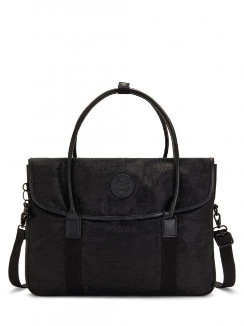 KIPLING SUPERWORKER Briefcase bag urban black jacquard - Women’s Bags