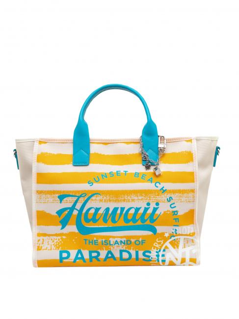 YNOT HAWAII Beach bag by hand, with shoulder strap yellow - Women’s Bags