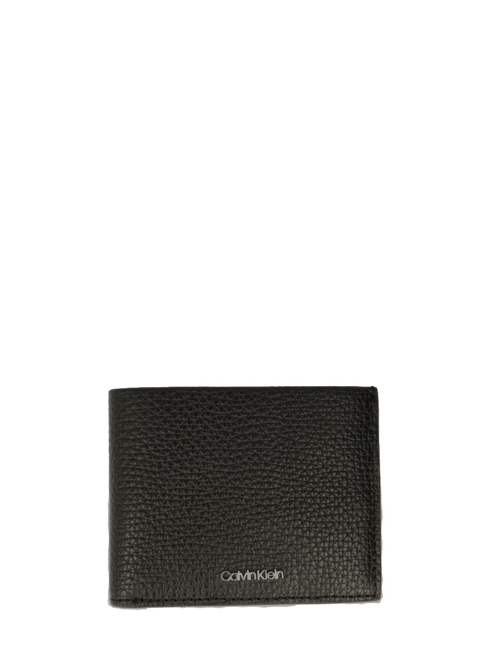 Calvin Klein Minimalism Leather Wallet Ckblack - Buy At Outlet Prices!