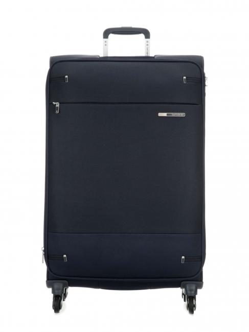 SAMSONITE trolley case BASE BOOST line, large size, expandable blu navy - Semi-rigid Trolley Cases