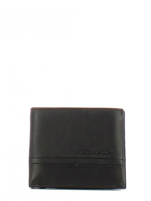 PIQUADRO W117 Leather wallet Black - Men’s Wallets
