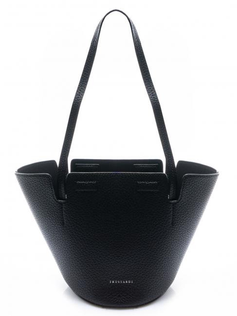 TRUSSARDI ONYX Small shopping bag BLACK - Women’s Bags