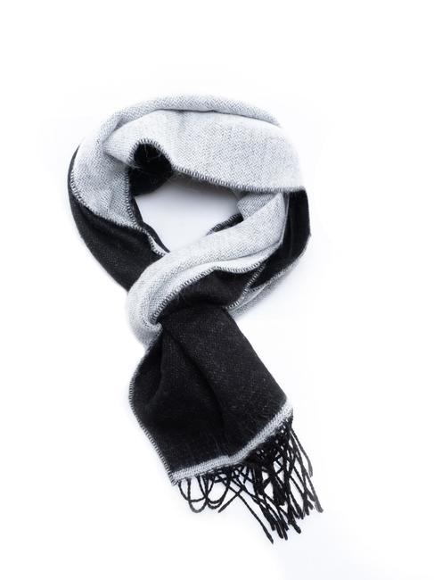 POLLINI FRANGE Made in Italy White black - Scarves