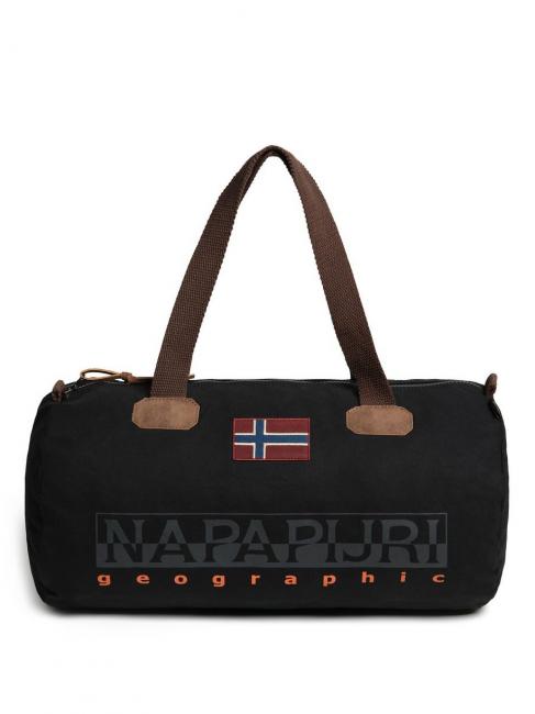 NAPAPIJRI BERING SMALL Logo duffel bag black 041 - Duffle bags