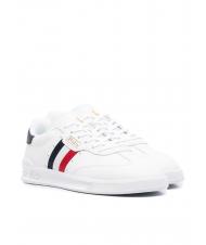 RALPH LAUREN HTR AREA Leather sneaker white / red / blue - Men&rsquo;s shoes - 1