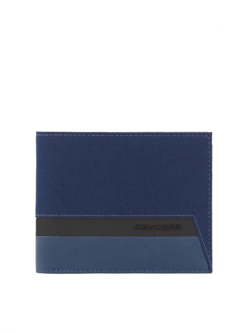 PIQUADRO KEITH Removable card holder wallet blue - Men’s Wallets