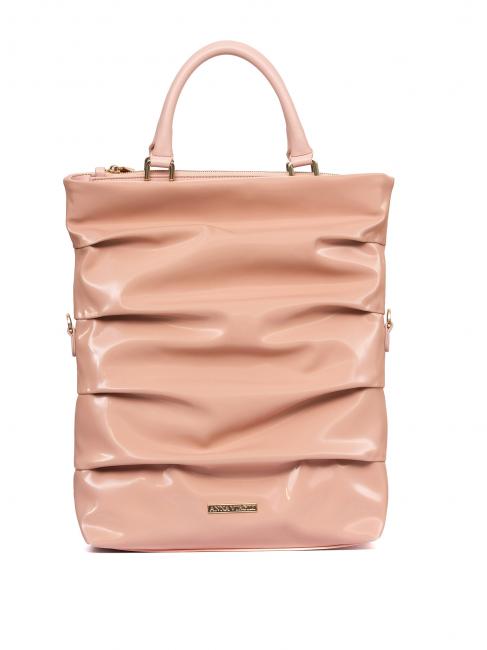 ANNA VIRGILI WAVES Vertical leather bag ROSE - Women’s Bags