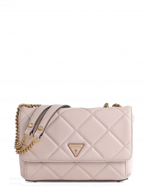 GUESS CESSILY Quilted shoulder bag nude - Women’s Bags