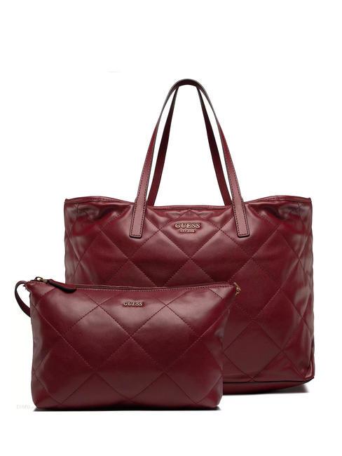 GUESS VIKKY LARGE Shoulder shopper RED - Women’s Bags