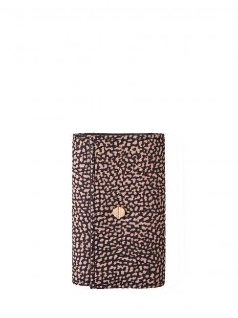 BORBONESE CLASSICA Key Case OP / NATURAL / BLACK - Key holders