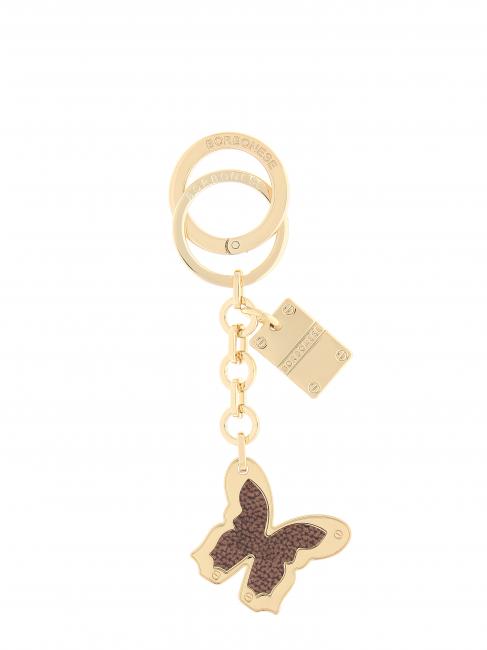 BORBONESE FARFALLA Key holder gold ch.free/op nat - Key holders