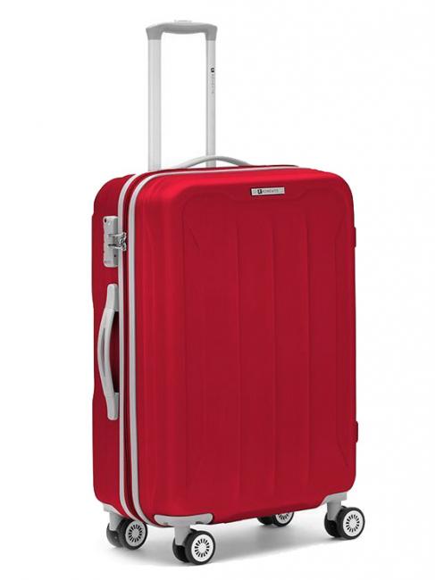 R RONCATO FLIGHT Large size trolley Red - Rigid Trolley Cases