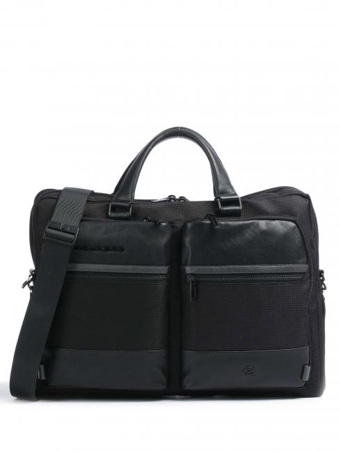 PIQUADRO KEITH Briefcase for pc 15.6 "and iPad®Pro 12.9 Black - Work Briefcases