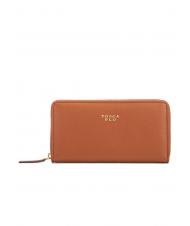 TOSCA BLU CANADA Large wallet with leather zipper LEATHER - Women&rsquo;s Wallets - 1