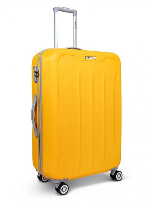 R RONCATO FLIGHT Medium size trolley mustard - Rigid Trolley Cases