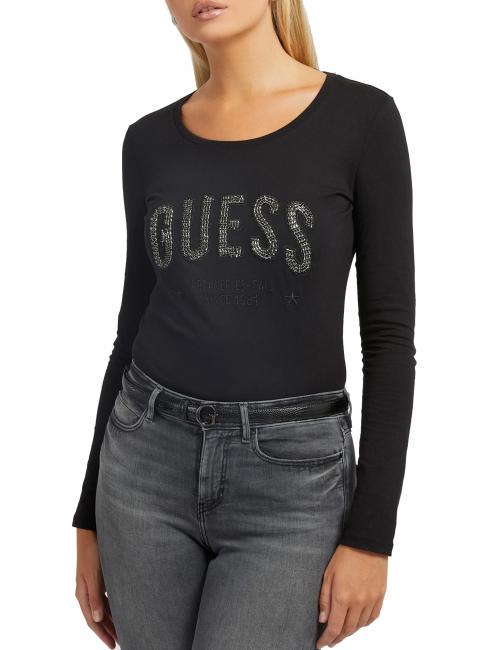 GUESS MIRELA Long sleeve t-shirt jetbla - Women's Sweaters