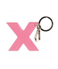 COCCINELLE LETTERA X Keychain in plexiglass and metal - Key holders