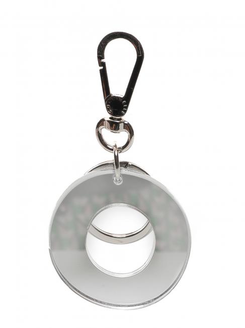 COCCINELLE LETTERA O Plexiglass and metal key ring SILVER - Key holders