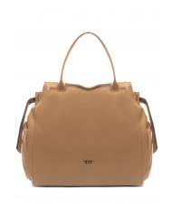 TOSCA BLU AVANA Large leather bag mud - Women&rsquo;s Bags - 1