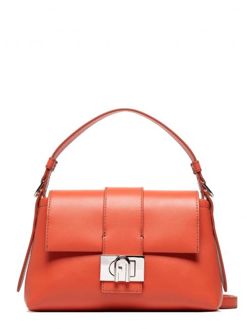 FURLA CHARLOTTE Handbag, with shoulder strap tangerine - Women’s Bags