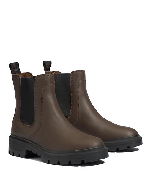 TIMBERLAND CORTINA VALLEY Chelsea boot in leather soil - Women’s shoes