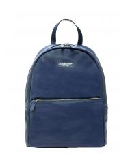 SPALDING SOFT TECH Laptop backpack 14 ", in leather blue - Laptop backpacks - 1