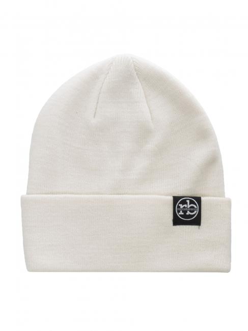 ROCCOBAROCCO Berretto beanie con risvolto  off white - Hats