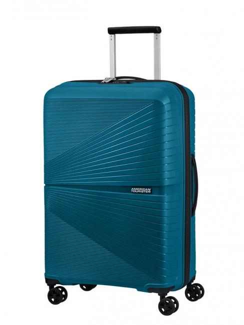 AMERICAN TOURISTER Trolley AIRCONIC, medium size, light deep ocean - Rigid Trolley Cases