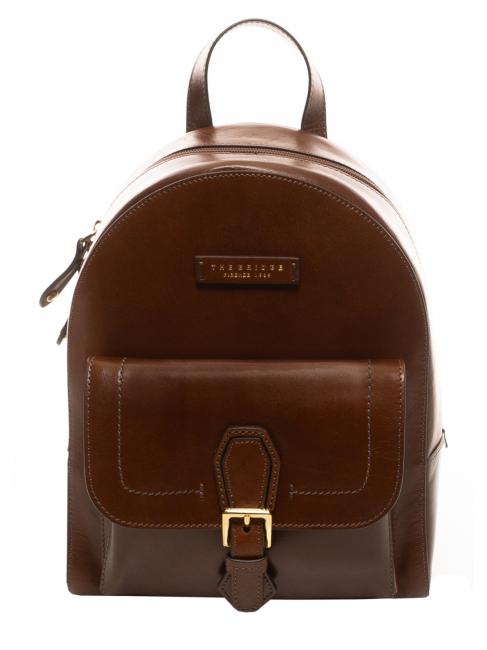 THE BRIDGE GIOVANNA Leather backpack BROWN - Women’s Bags