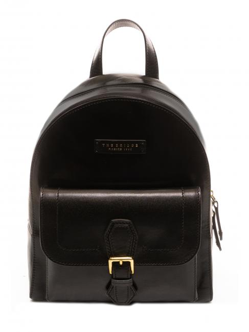 THE BRIDGE GIOVANNA Leather backpack Black Gold - Women’s Bags