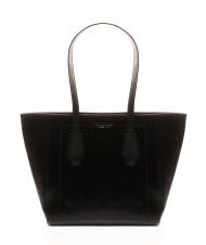 THE BRIDGE GIOVANNA Medium shopping bag in leather Black Gold - Women&rsquo;s Bags - 1